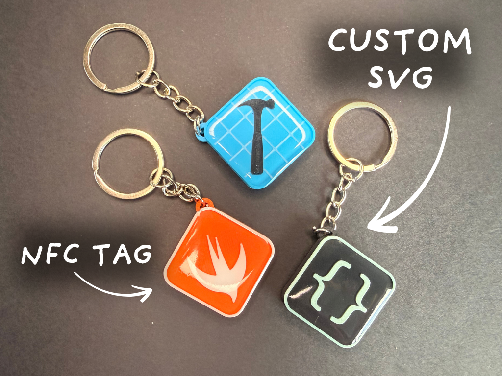 Chaveiro personalizável NFC